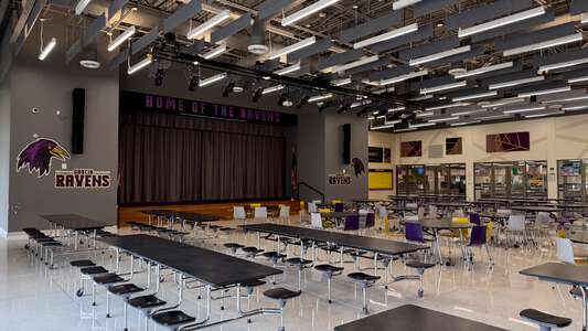 Garcia Middle School Cafeteria in Houston