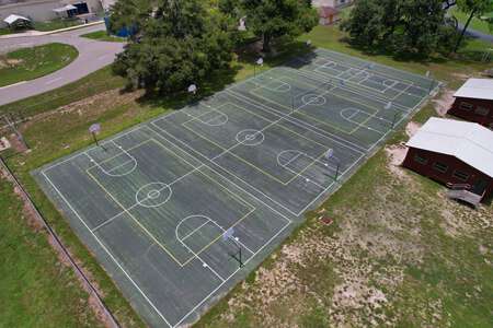 Zephyrhills High School Outdoor Basketball Courts in Zephyrhills 2