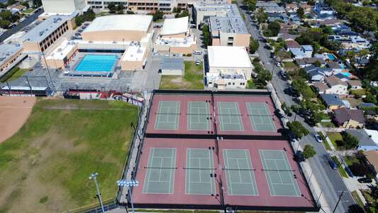 John Burroughs High School Tennis Courts in Burbank 2