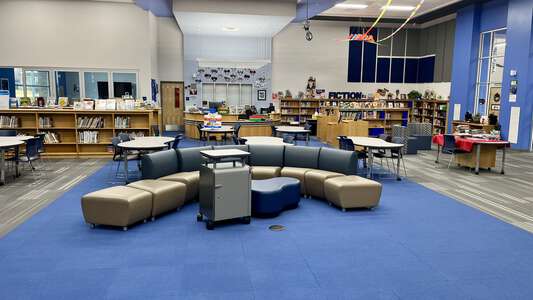 Hanby Elementary School Library in Mesquite
