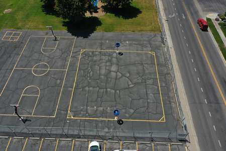 Tendoy Elementary School Blacktop in Pocatello