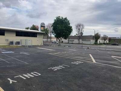 Mitchell Elementary School Parking Lot - Back in Garden Grove
