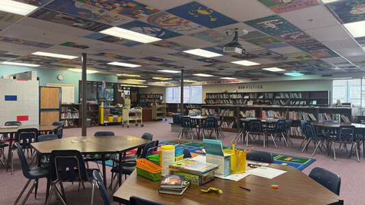 Overholser Elementary School Media Center in Bethany 4