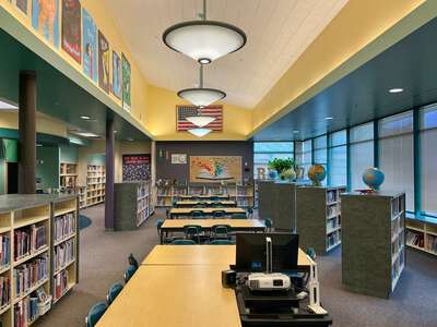 Liberty Lake Elementary School Library in Liberty Lake