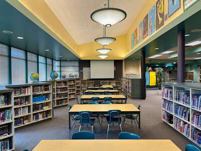 Liberty Lake Elementary School Library in Liberty Lake