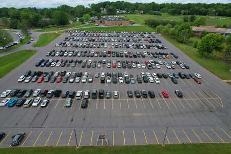 Farragut High School Parking Lot - Front in Farragut 2