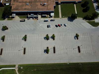 James Bridger Middle School Parking Lot - Back in Independence