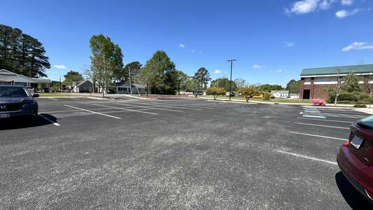 Pine Level Elementary School Parking Lot in Pine Level