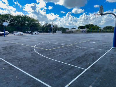 Dave Thomas Education Center West (Charles Drew) Outdoor Basketball Courts in Fort Lauderdale
