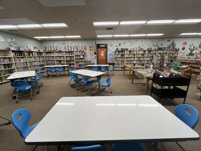 Oakwood Elementary School Library in Stockton