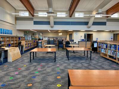 Riverbend Elementary School Library in Spokane Valley
