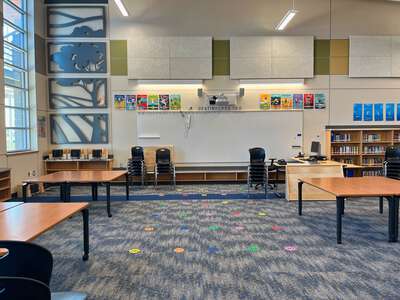 Riverbend Elementary School Library in Spokane Valley