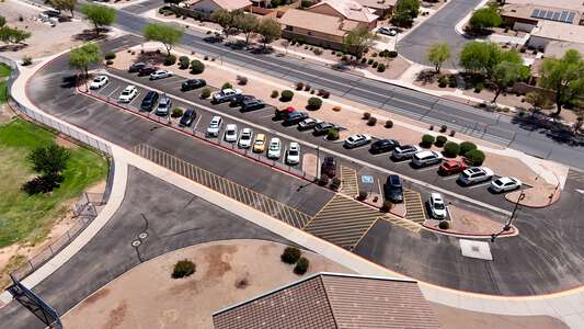 Maricopa Elementary School Parking Lot - Back in Maricopa
