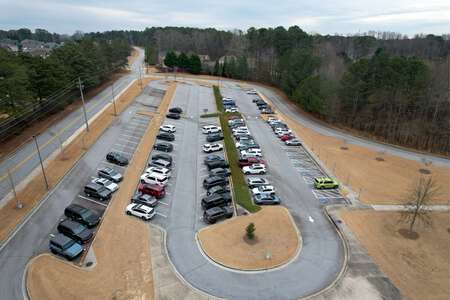 Puckett's Mill Elementary School Parking Lot - Side in Dacula