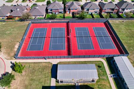 Hillwood Middle School Tennis Courts in Fort Worth