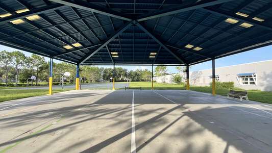 Veterans Elementary School Outdoor Covered Area in Wesley Chapel