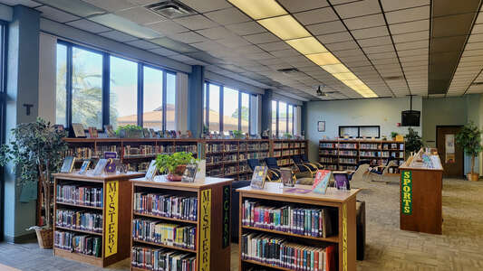 Green Cove Springs Junior High School Library in Green Cove Springs