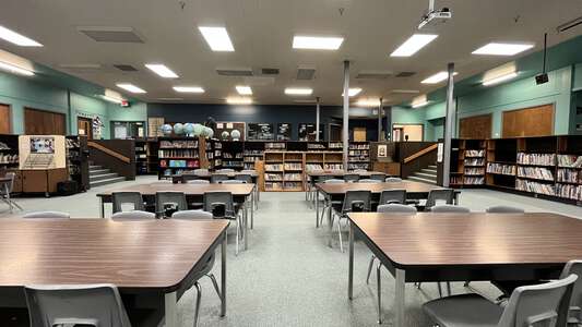 Westside Elementary School Library in Hood River