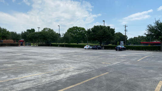 Hartman Middle School Parking Lot - Front in Houston