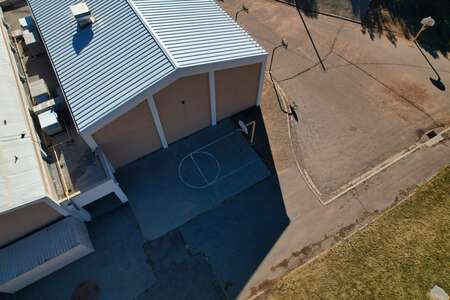 Roosevelt Middle School Outdoor Basketball Courts in Tijeras