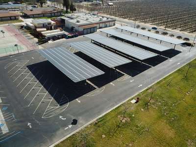 Central High School - West Campus Parking Lot - Gym in Fresno