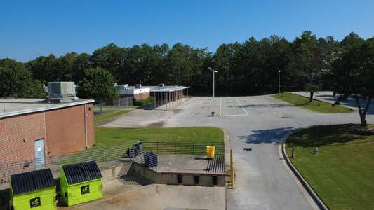 North Clayton High School Parking Lot - Side in College Park 2