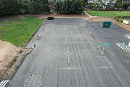 Green Acres Elementary School Outdoor Basketball Courts in Santa Cruz