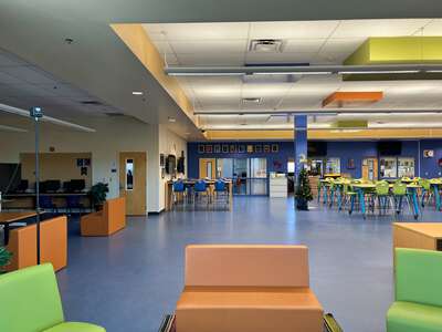 Veterans Tribute Career and Technical Academy Library in Las Vegas