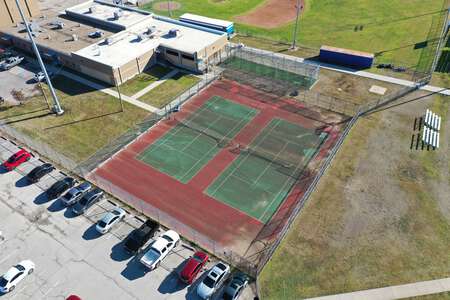 Dunbar High School Tennis Courts in Fort Worth