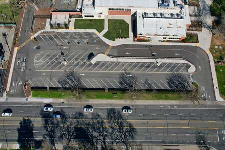 Joseph Kerr Middle School Parking Lot - Front in Elk Grove