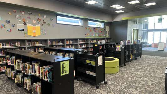 Solis Park School (K-8) Library in Irvine