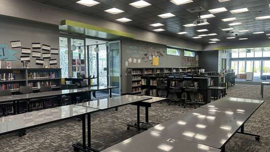 Solis Park School (K-8) Library in Irvine