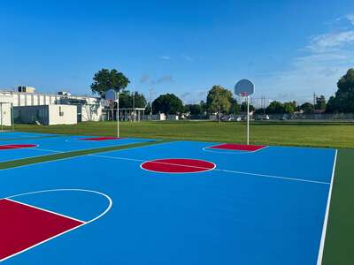 Olympia Heights Elementary School Outdoor Basketball Courts in Miami