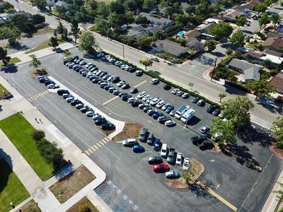 Goleta Valley Junior High School Parking Lot in Goleta