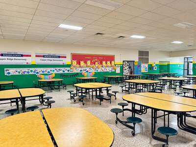 Copper Ridge Elementary School Cafeteria in Powell