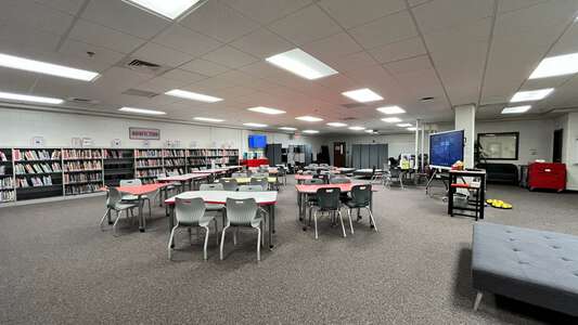 Harbins Elementary School Media Center in Dacula
