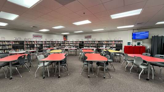 Harbins Elementary School Media Center in Dacula