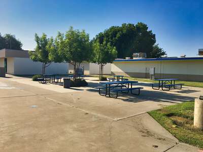 Global Learning Charter School Courtyard in Visalia