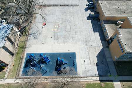 King - Dr. Martin Luther King Jr Academy of Social Justice Blacktop/Playground in Chicago 2