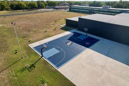 Frederick Douglas Todd Sr Middle School Outdoor Basketball Courts in Dallas