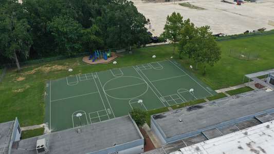 Lacoochee Elementary School Outdoor Basketball Courts in Dade City