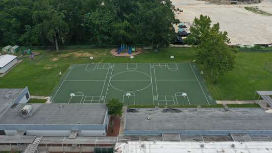 Lacoochee Elementary School Outdoor Basketball Courts in Dade City