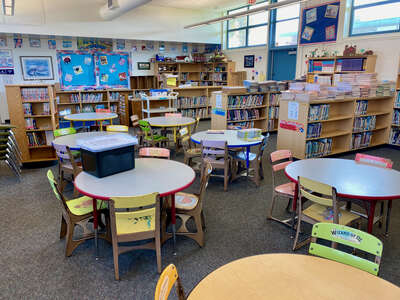 Nuffer Elementary School Library in Norwalk