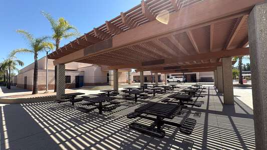 Tomas Rivera Middle School Quad in Perris 2
