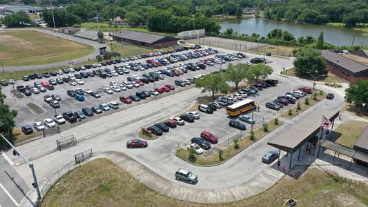 Lakeland Senior High School Parking Lot in Lakeland
