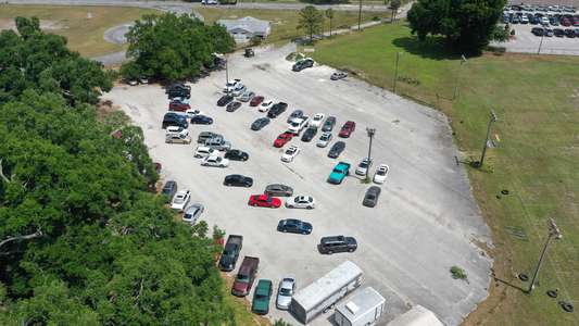 Lakeland Senior High School Parking Lot in Lakeland