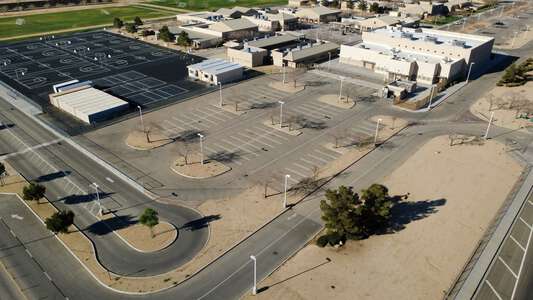 Sitting Bull Academy Parking Lot - Side in Apple Valley 2