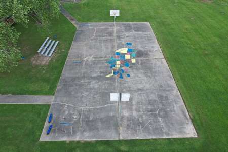 Arlington Preparatory Academy Outdoor Basketball Courts 2 in Baton Rouge