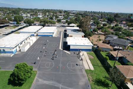Barfield Elementary School Blacktop / Basketball Courts in Pomona