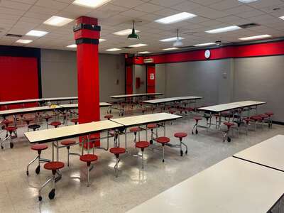 Miami Edison Senior High School Cafeteria in Miami